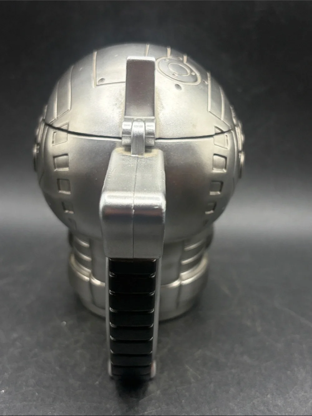 Universal Studios Terminator T-800 Face Silver Tone Collectible Cup Lidded Mug